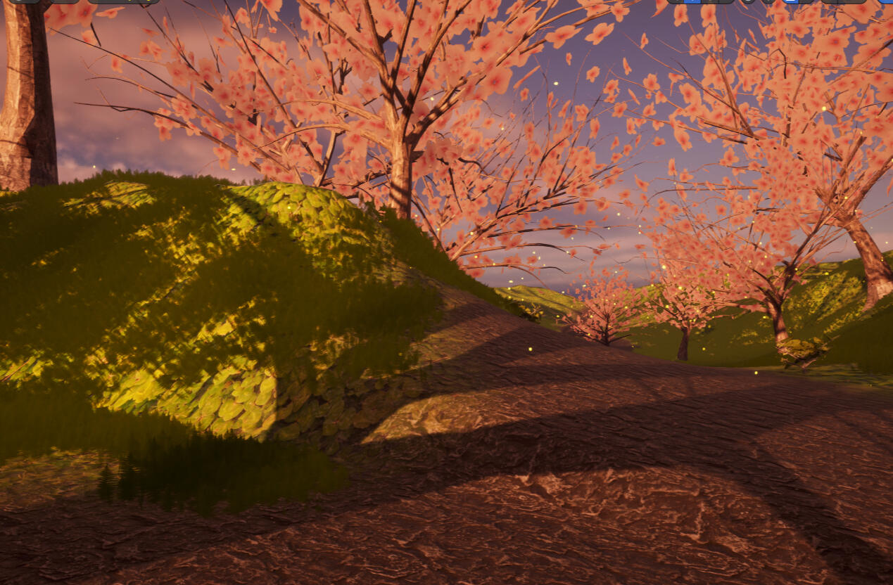 Cherry Blossom Hills in UE5 (2023)